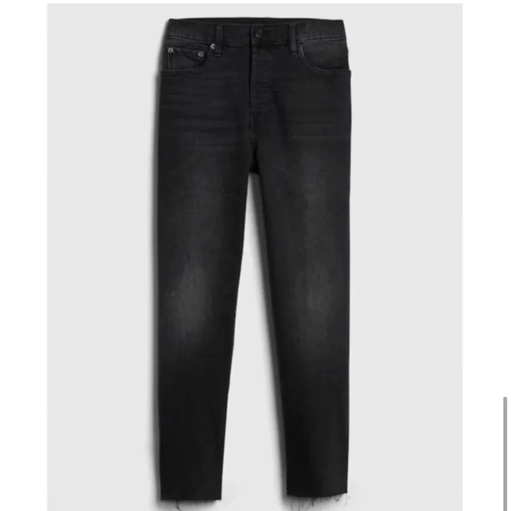 Gap Cheeky Straight Button Fly - Faded Black Jeans - 16/32
